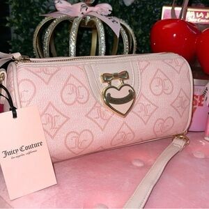 Juicy Couture Pink Clay Precious Moments Crossbody Bag